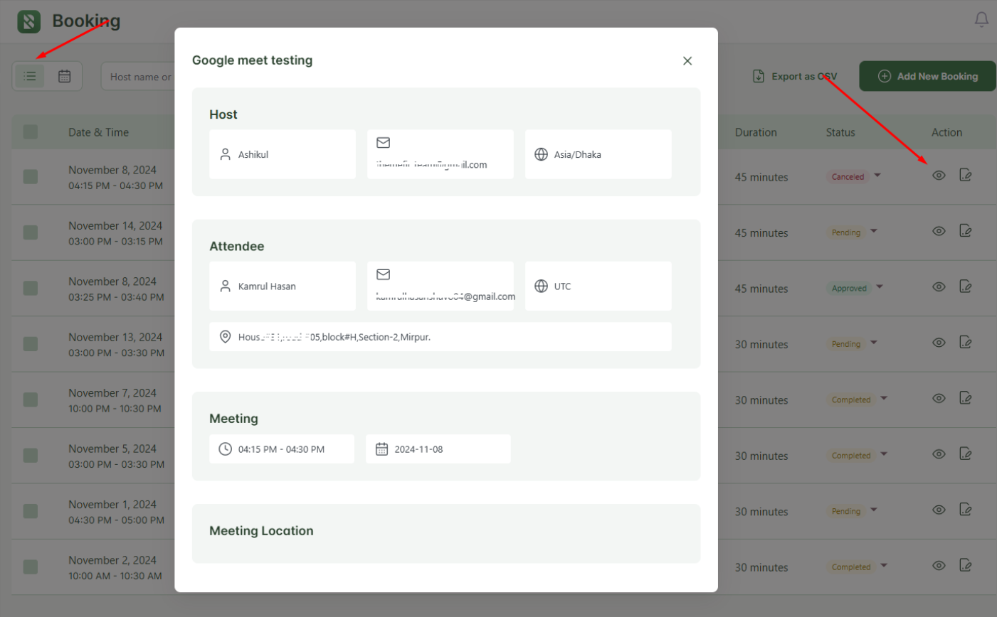book a timeslot in WordPress
