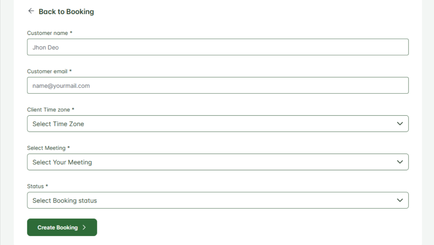 book a timeslot in WordPress